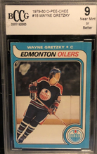 Load image into Gallery viewer, 1979-80 O Pee-Chee Hockey #18 Wayne Gretzky RC Rookie MINT 9 BGS PSA BCCG
