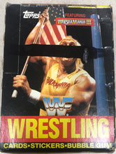 Load image into Gallery viewer, 1987 Topps WWF Wrestling Wax Box Unopened Packs
