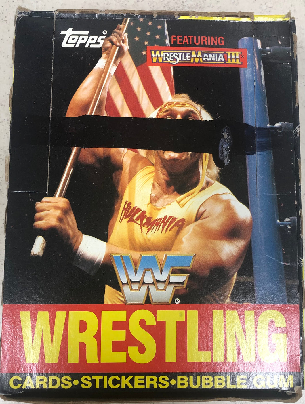 1987 Topps WWF Wrestling Wax Box Unopened Packs