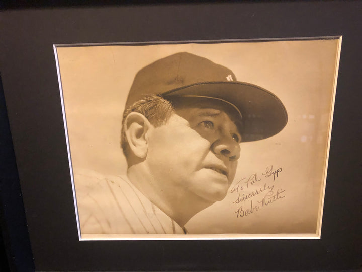 Babe Ruth Signed Personalized 8x10 Guaranteed Authentic WPK