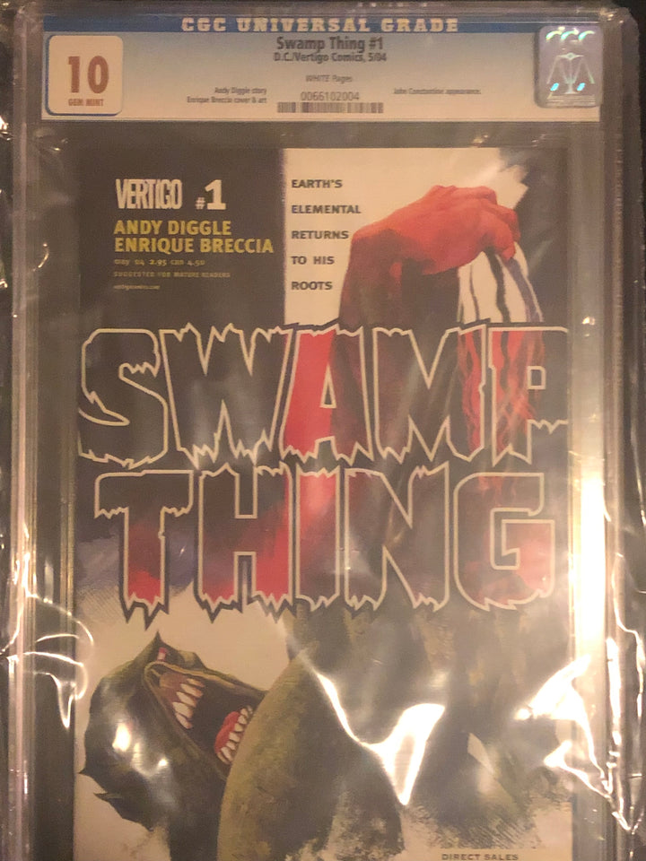2004 Swamp Thing #1 CGC10