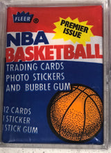 Load image into Gallery viewer, 1986 87 Fleer Basketball Wax Pack Unopened Dantley Back
