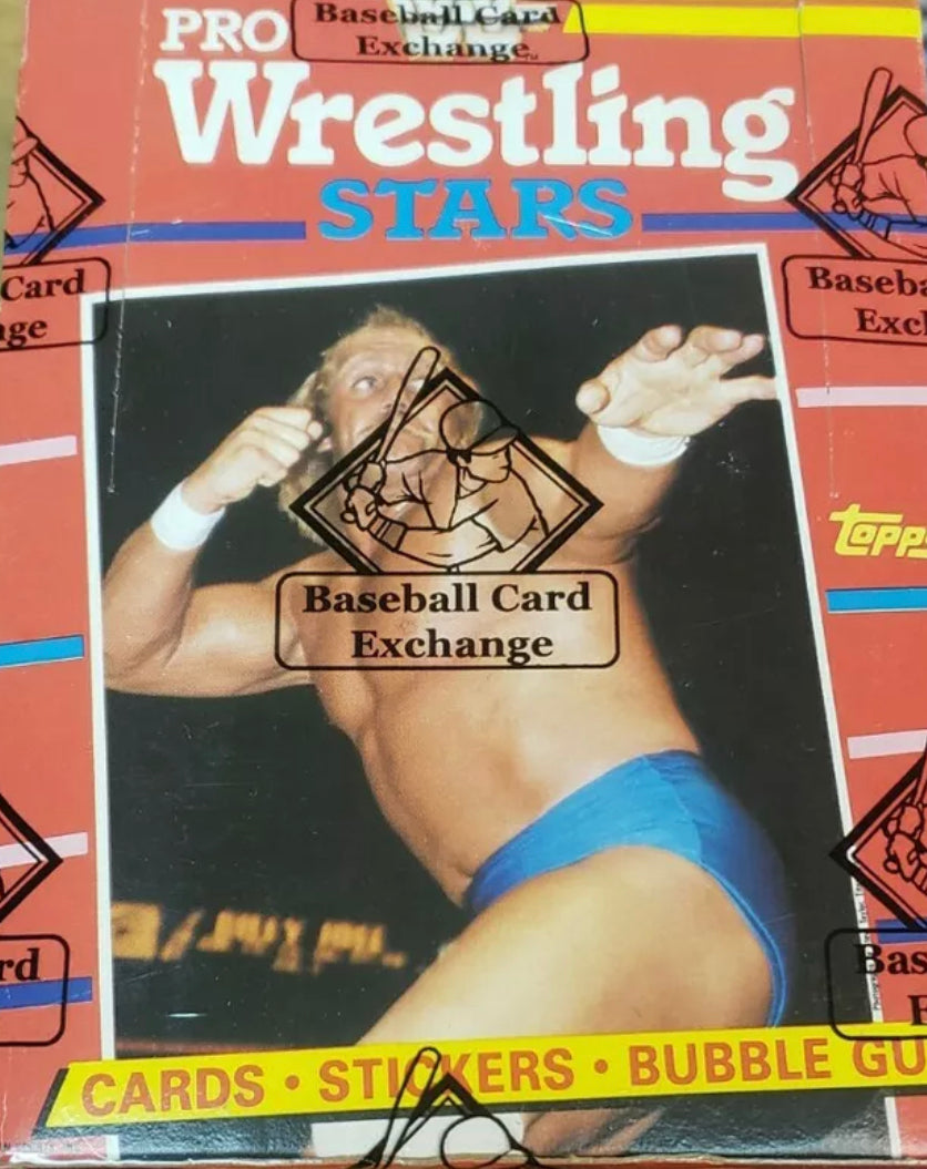 1985 Topps WWF Wrestling Wax Box BBCE Authenticated