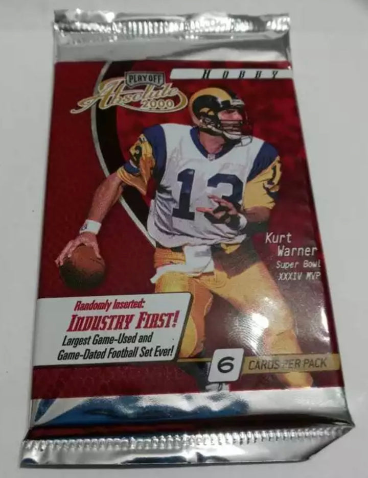 2000 Playoff Absolute Hobby Football Unopened Pack