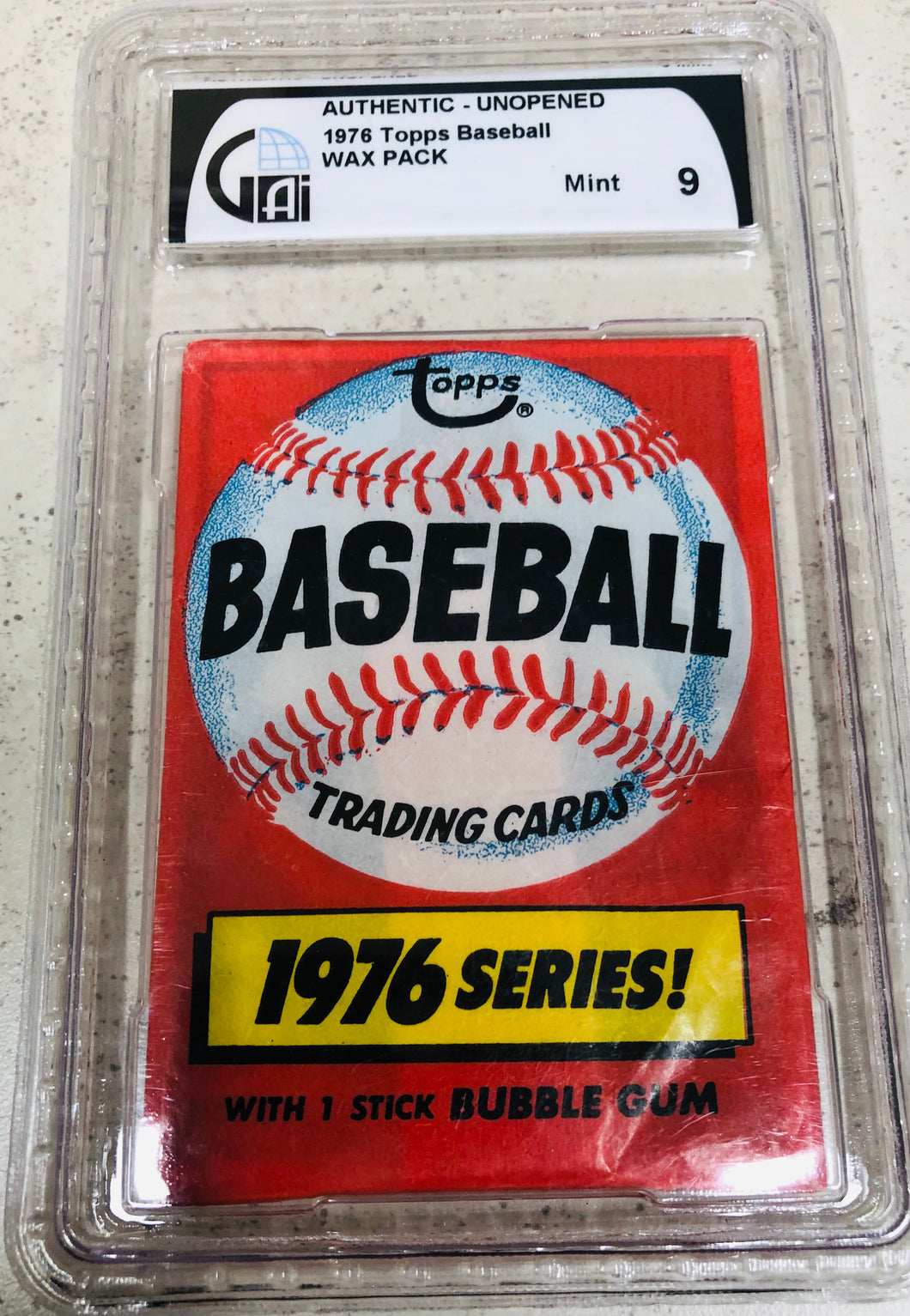 1976 Topps Baseball Wax Pack GAI 9