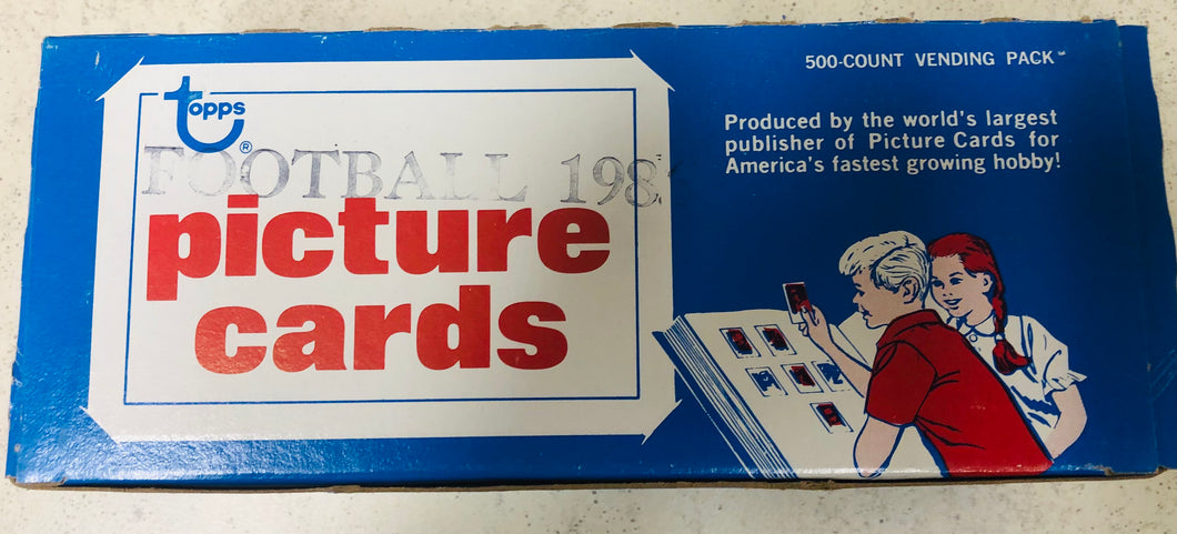 1986 Topps Football Vending Box Guaranteed Unopened