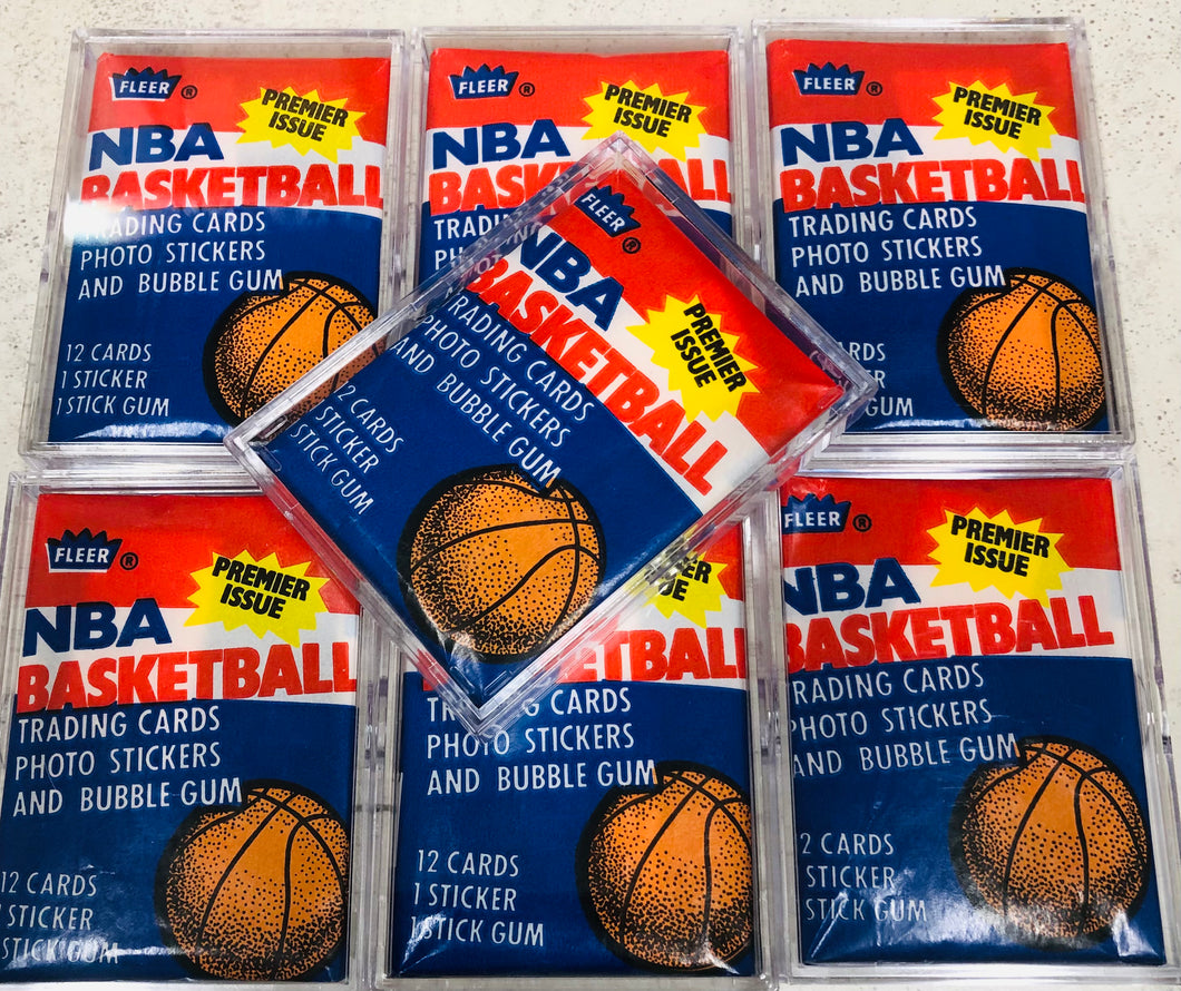 1986 Fleer Basketball Wax Pack Guaranteed Unopened WPK