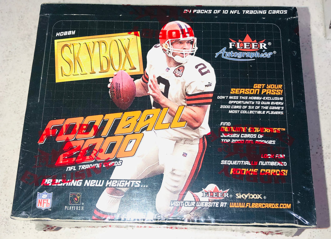 2000 Skybox Football Hobby Box Factory Sealed