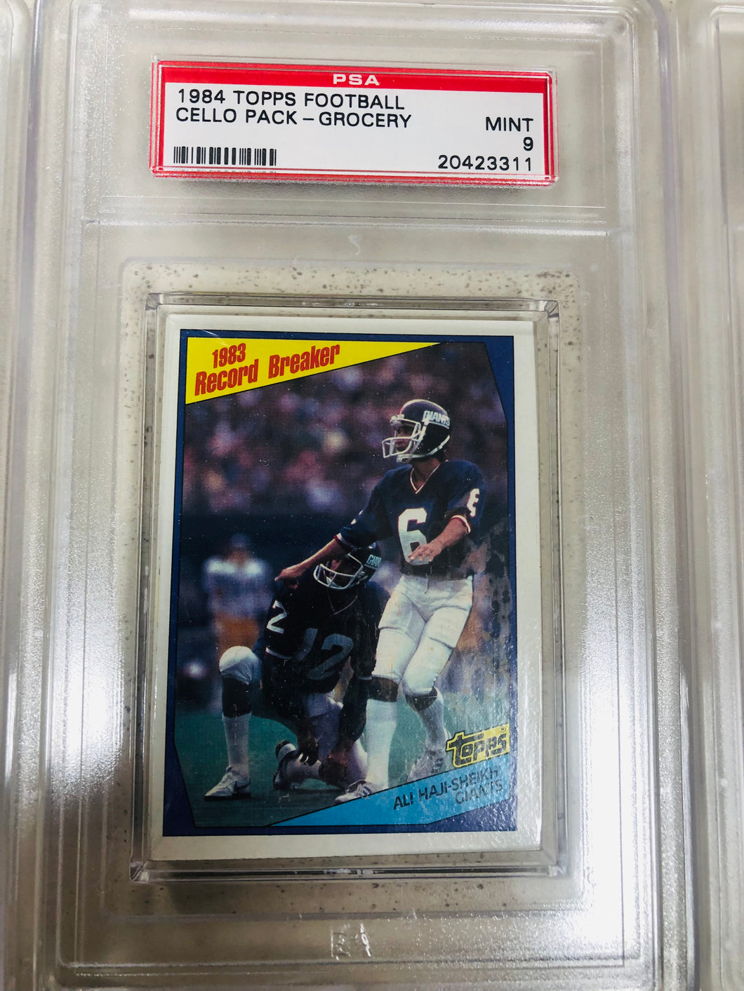 1984 Topps Football Cello Pack PSA9