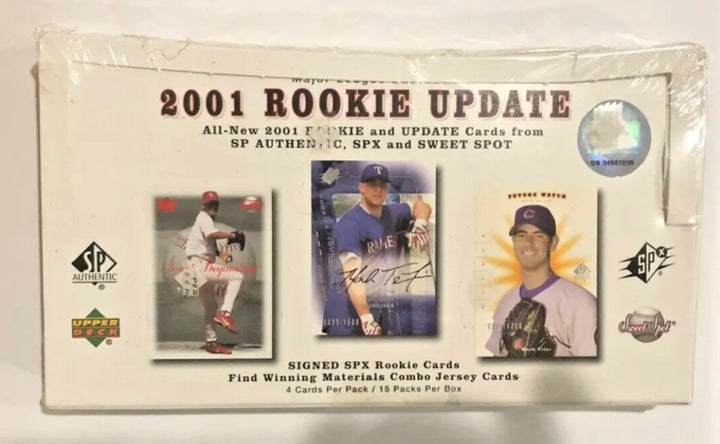 2001 UPPER DECK SP ROOKIE UPDATE BASEBALL SEALED HOBBY BOX