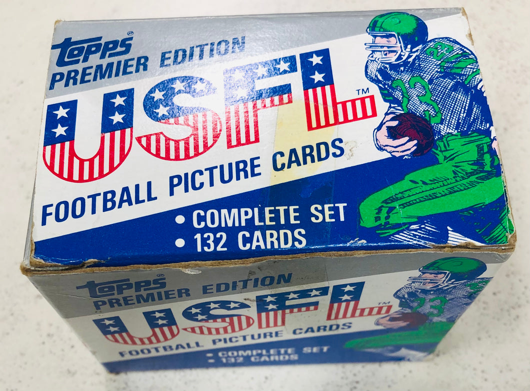 1984 Topps USFL Football Set Tape In Tact