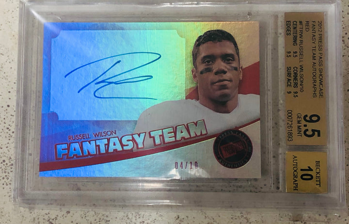 2012 Exquisite Collection BGS 9.5/10 Wilson Osweiler