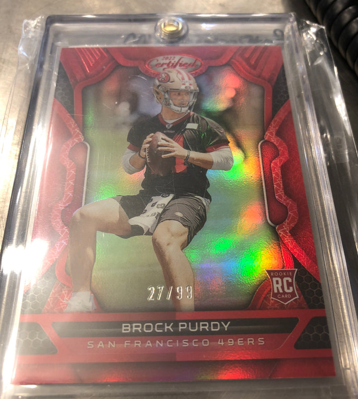 2022 NFL Certified Brock Purdy Red Mirror /99 RC 📈!