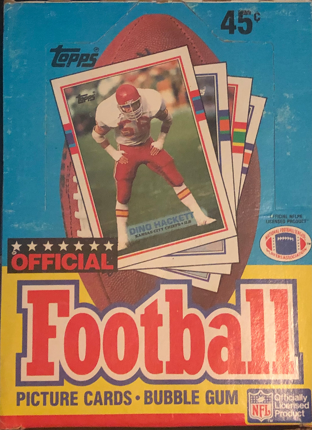 1989 Topps Football Wax Box