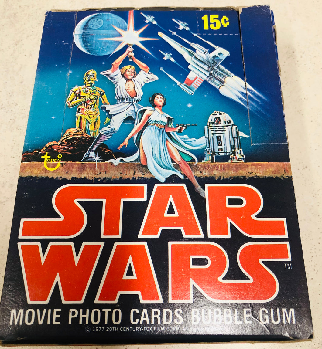 1977 Topps Star Wars Ser 1 Wax Box guaranteed Unopened WPK