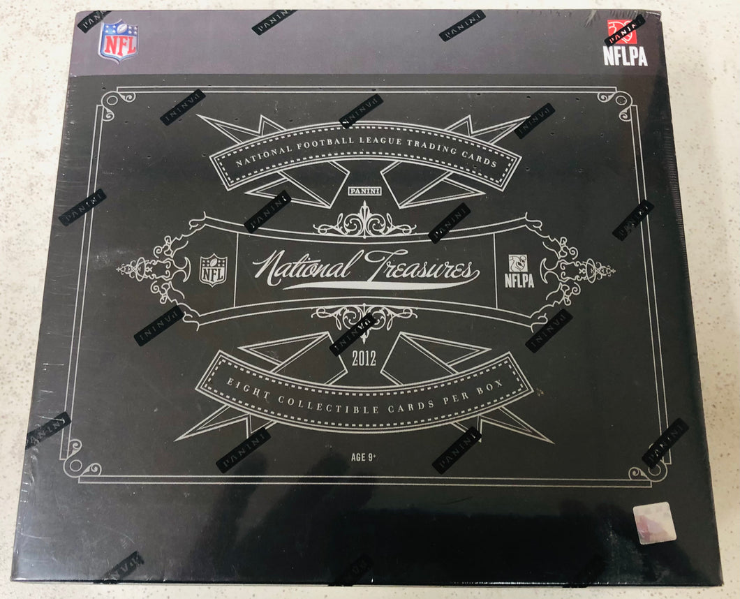 2012 Panini National Treasures Football Hobby Box