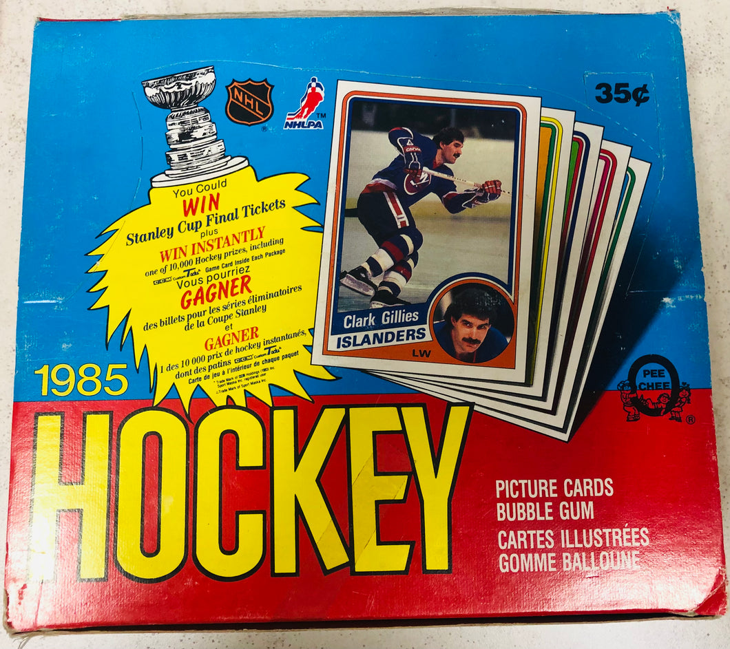 1984 85 OPC Hockey Wax Box Guaranteed Unopened WPK