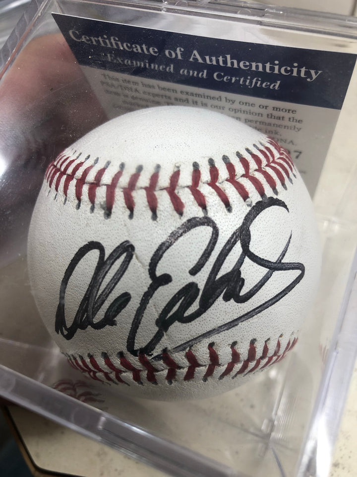 Dale Earnhardt Signed Baseball PSA Rare
