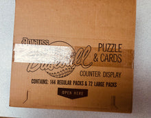 Load image into Gallery viewer, 1989 Donruss Baseball Counter Wax Display Case Factory Sealed
