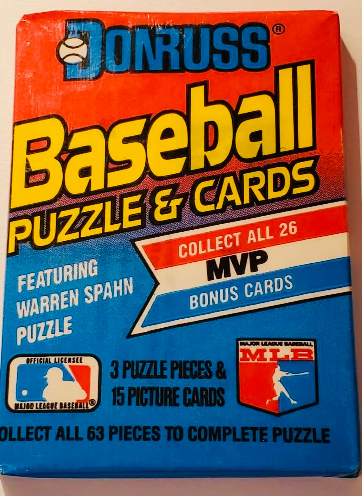 1989 Donruss Baseball Wax Pack Guaranteed Unopened WPK