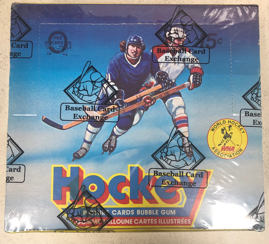 1977 78 OPC WHA Hockey Wax Box BBCE Authenticated