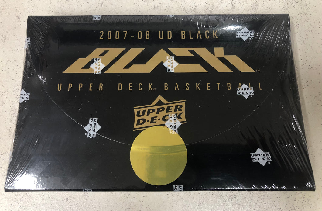 2007 08 Upper Deck Black Basketball Hobby Box