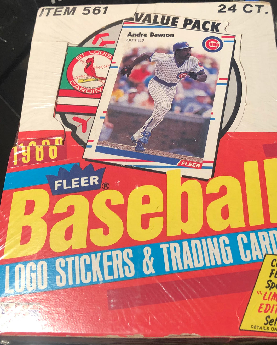 1988 Fleer Baseball Cello Box