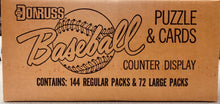 Load image into Gallery viewer, 1989 Donruss Baseball Counter Wax Display Case Factory Sealed
