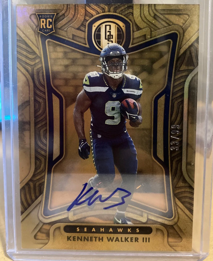 2022 Gold Standard Kenneth Walker Rookie Auto 33/99