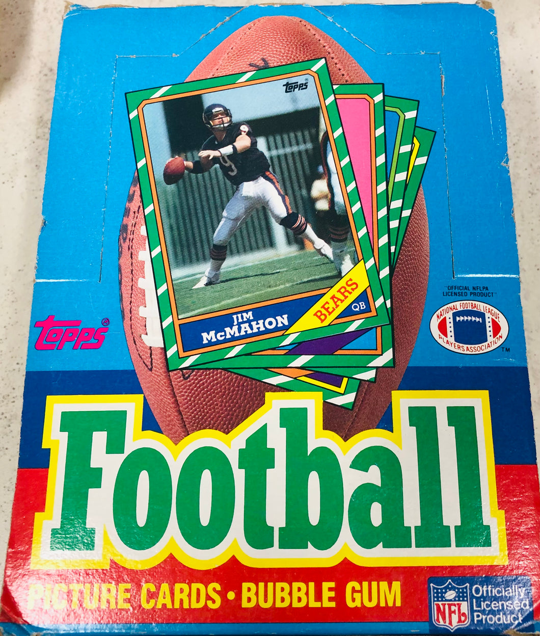 1986 Topps Football Wax Box Guaranteed Unopened WPK