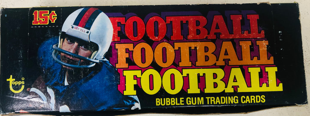 1976 Topps Football Box 24 Ct. Unopened Wax Packs