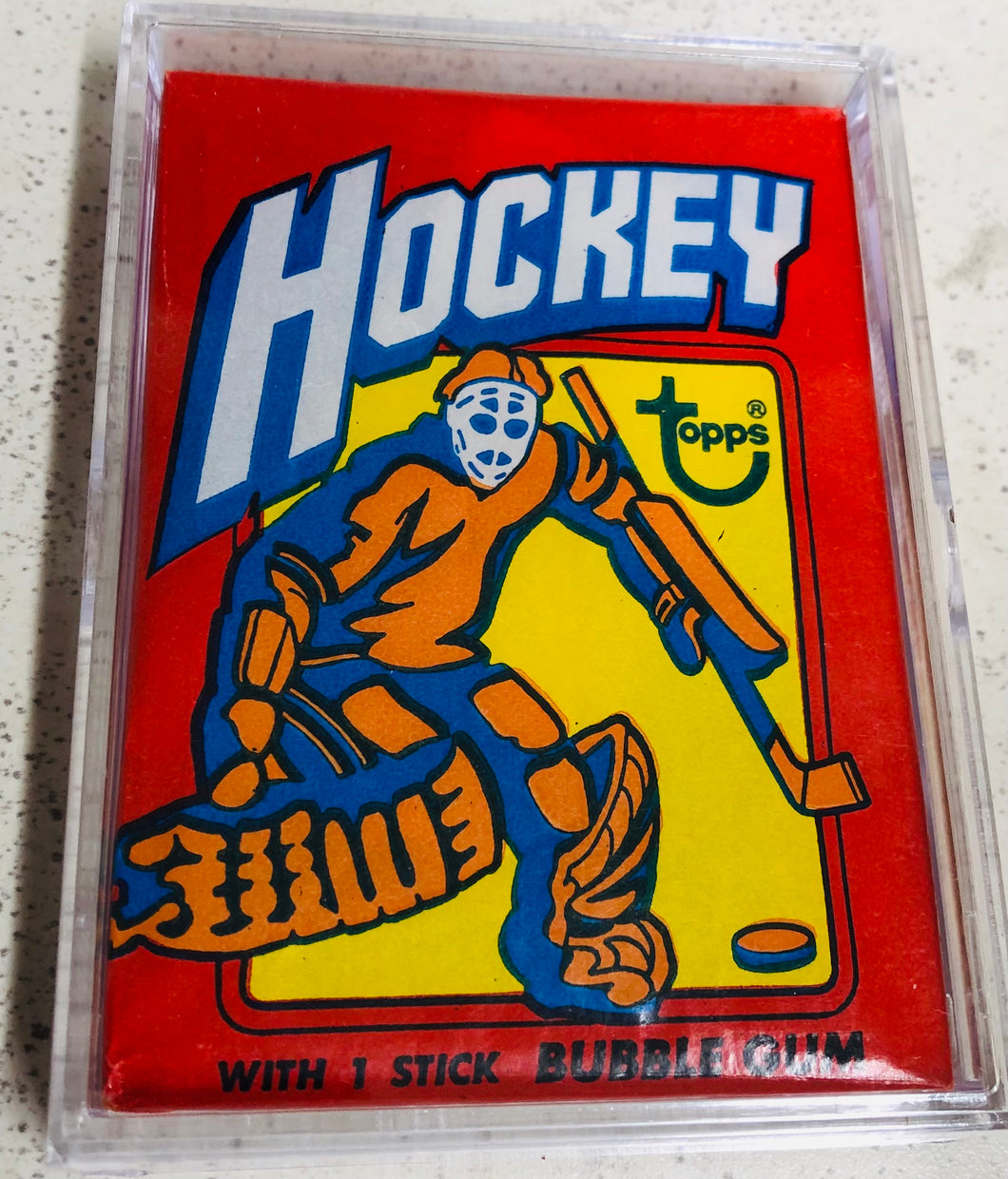 1972 Topps Hockey Unopened Wax Pack Guaranteed Unopened WPK