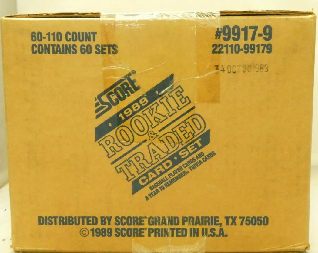 1989 Score Update Rookie Case of 60 Sets