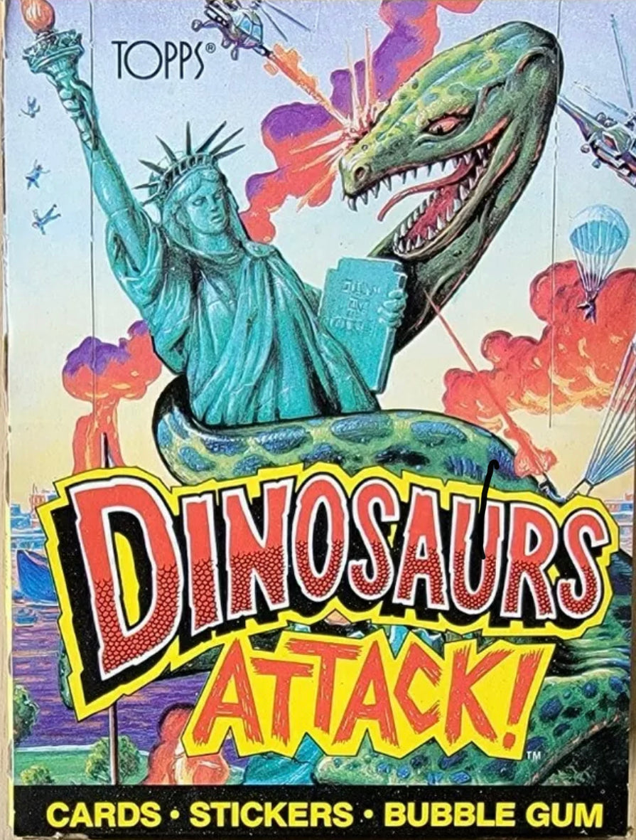 1988 Topps Dinasaurs Attack Wax Box Guaranteed Unopened WPK