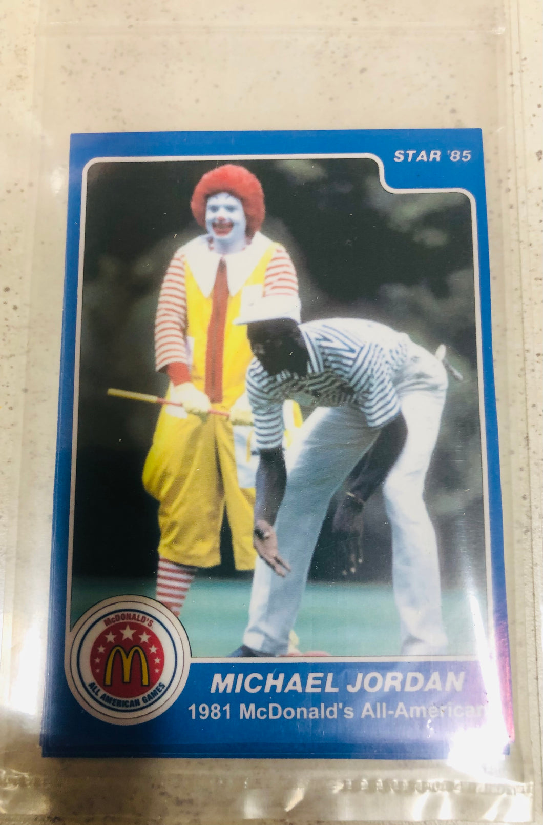 1985 Star McDonald’s Jordan Complete Set Factory Sealed