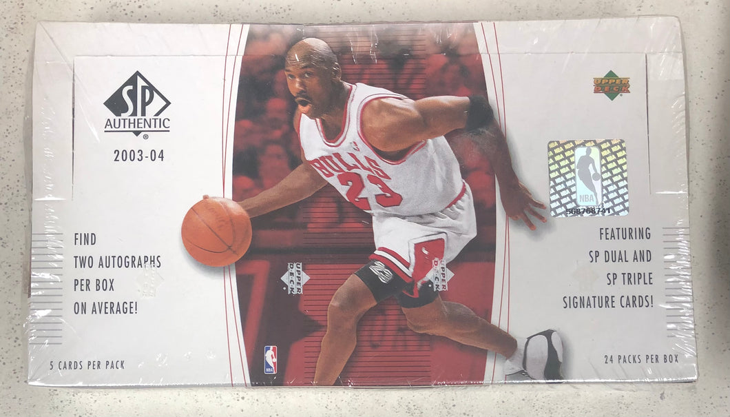 2003 04 SP Authentic Basketball Hobby Box Factory Sealed