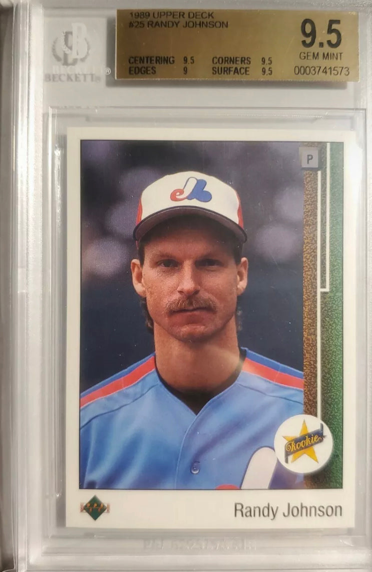 1989 Upper Deck Randy Johnson Beckett 9.5 Gem Mint