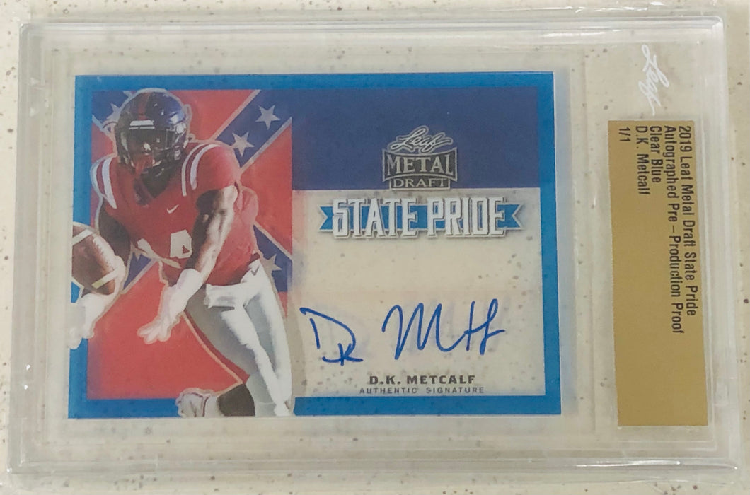 2019 Leaf Metal Pre Proof DK Metcalf 1/1