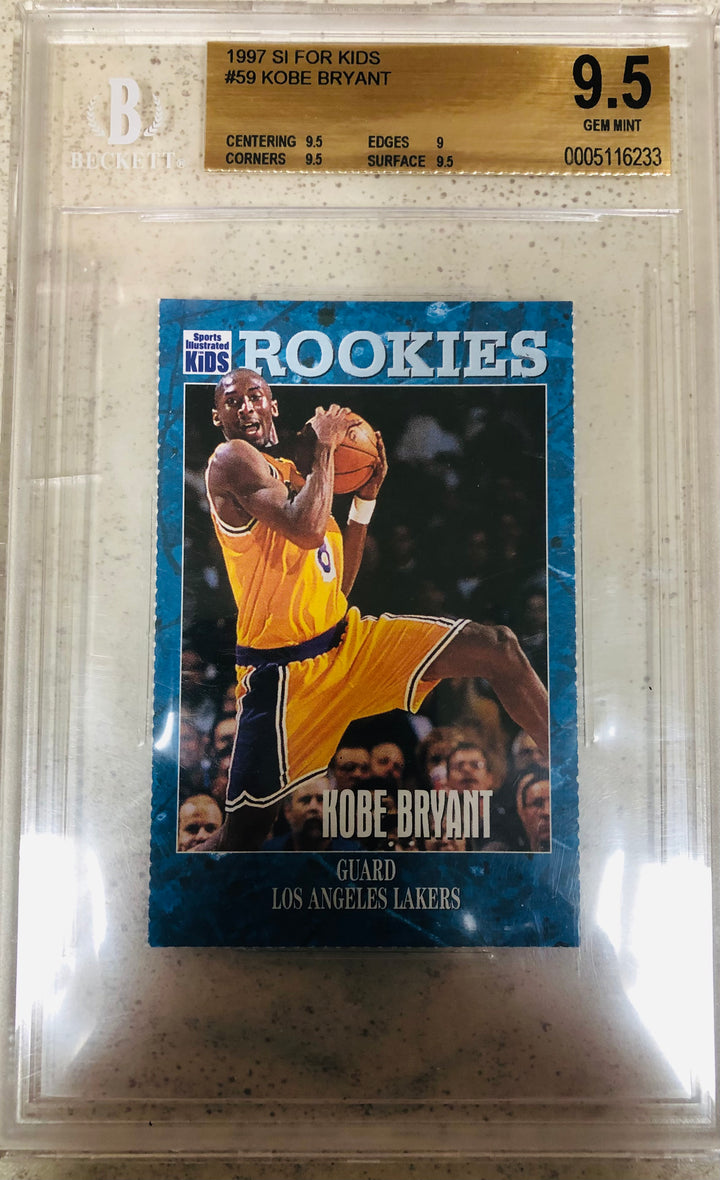 1997 SI for Kids Kobe Bryant – BGS 9.5 Gem Mint