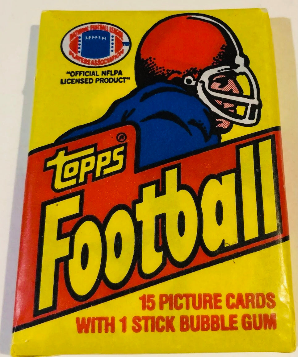 1981 Topps Football Wax Pack Guaranteed Unopened WPK