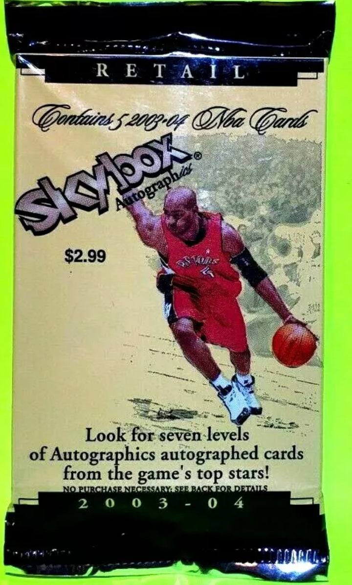 2003 Skybox Basketball Retail Pack Guaranteed Unopened WPK