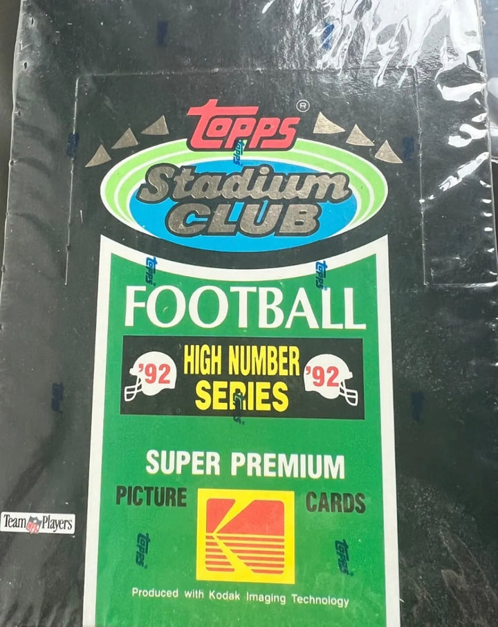 1992 Topps Stadium Club Football High Series BOX