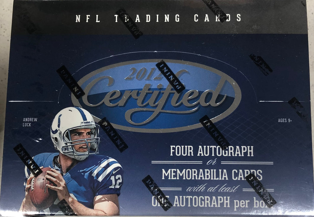 2012 Leaf Certified Football Hobby Box