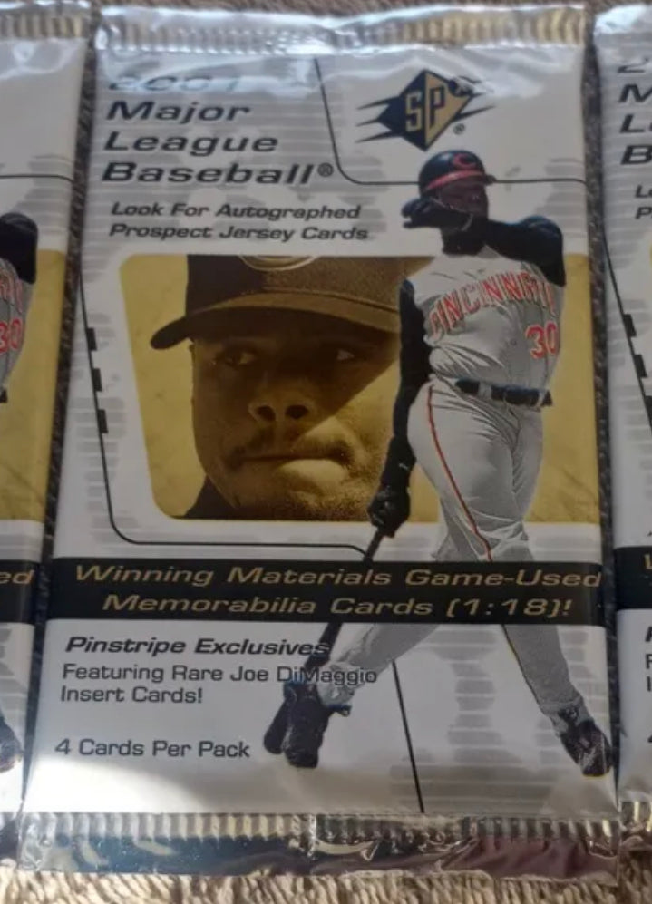 2001 UD SPx Baseball Pack