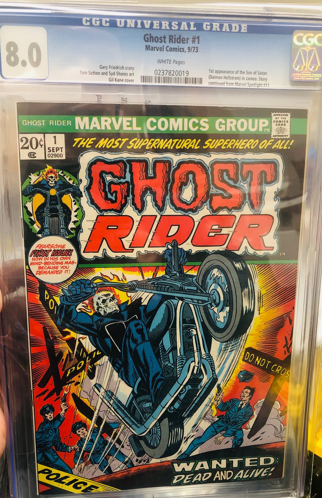 1973 Ghost Rider #1 CGC 8.0