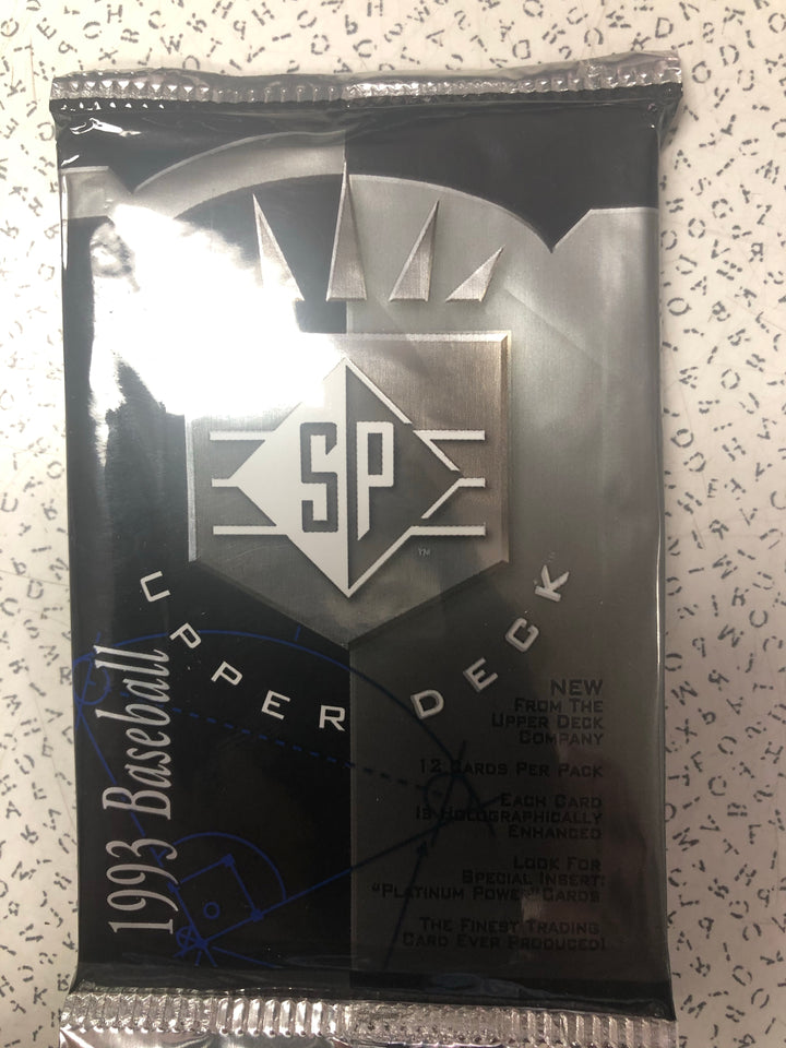 1993 Upper Deck Sp Pack Factory Sealed