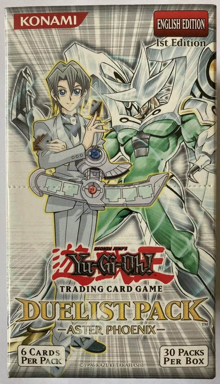 1996 YU-GI-OH 1ST Edition Duelist Pack ASTER PHOENIX Factory SEALED Box ENGLISH!