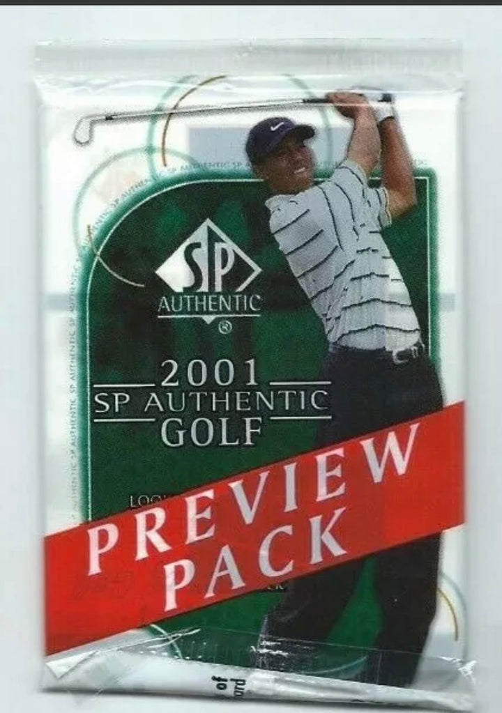 2001 SP Authentic Golf GAI 10 Preview Pack