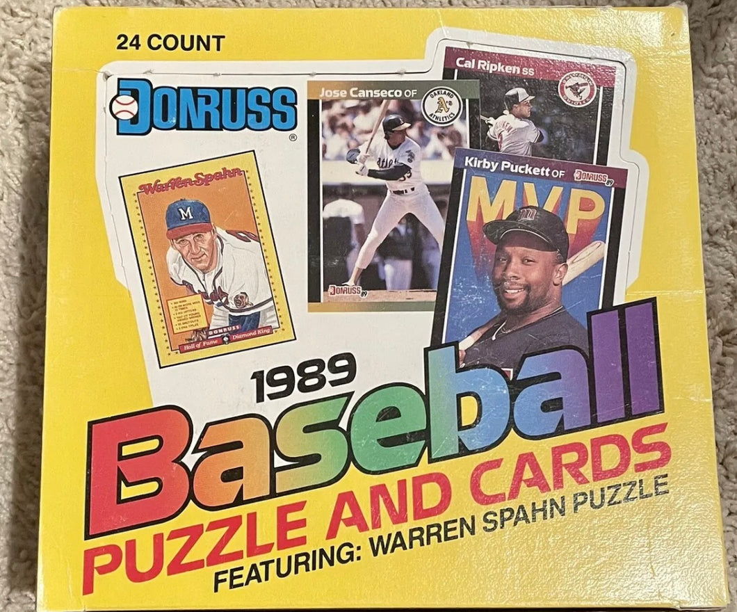 1989 Donruss Cello Box