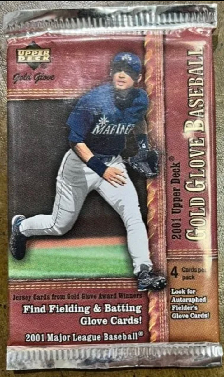 2001 Upper Deck Gold Glove Baseball Sealed Unopened Pack